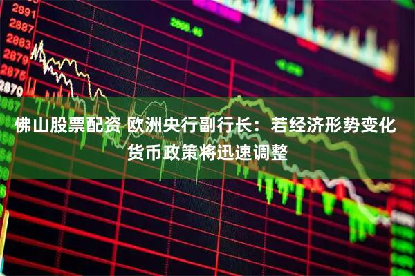佛山股票配资 欧洲央行副行长：若经济形势变化 货币政策将迅速调整